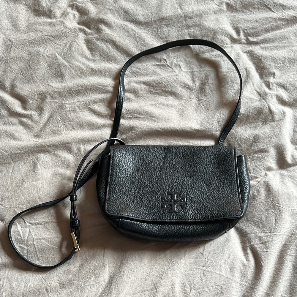 Tory Burch Black Leather Crossbody Bag